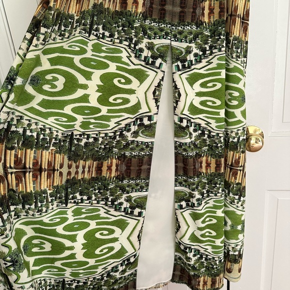 Alice & Olivia abstract garden print maxi dress 4 - Picture 4 of 4